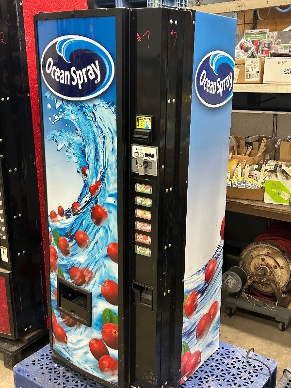 Ocean Spray Bottled Beverage Vending Machine | April Vending