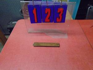 Stanley No 84 boxwood ruler. Faint mark but ruler is in nice shape. As shown.