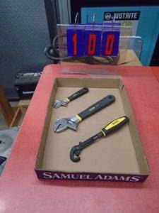 Flat of new Stanley wrenches. As shown.