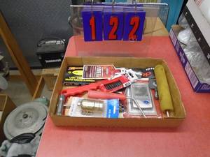 Flat of misc hardware. As shown.
