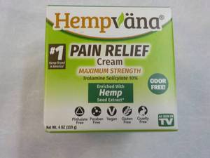 lot 23 image: 4 oz Hempvana Pain Relief Crme...