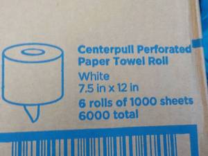 lot 66 image: Case of 6 Centerpull Perforated Pap...