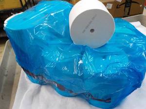 lot 67 image: 15 Coreless Toilet Paper 2 Ply...