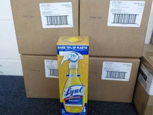 lot 69 image: 4 - 32 ct Boxes Lysol Smart Cleaner...