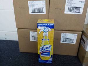 lot 70 image: 4 - 32 ct Boxes Lysol Smart Cleaner...