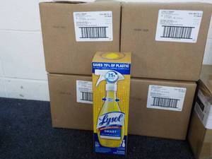 lot 71 image: 4 - 32 ct Boxes Lysol Smart Cleaner...
