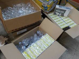 lot 79 image: Sample Empty Boxes and Plastic Jars...