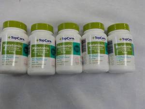 lot 100 image: 5 - 120 Tablet Count Bottles Top Ca...