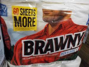 lot 106 image: 6 Pack Brawny Paper Towels...