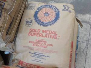 lot 119 image: 50 lb. Bag Gold Medal Flour...