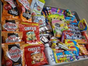 lot 126 image: All Snacks and Candy Pictured- some...