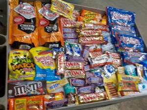 lot 131 image: All Snacks and Candy Pictured- some...
