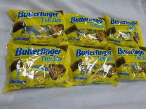 lot 140 image: 6 - 10.2 oz Bags Butterfinger Fun S...