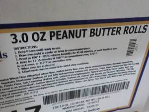 lot 179 image: 22.50 lb. Box Frozen 120 - 3.0 oz P...