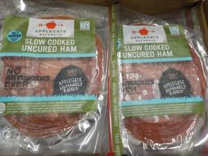 lot 184 image: Case of 12 Frozen Pkgs Applegate Sl...