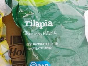 lot 198 image: 3 - 32 oz Frozen Pkgs Tilapia Skinl...