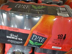 lot 200 image: 18 Pack Pure Leaf Raspberry Brewed ...