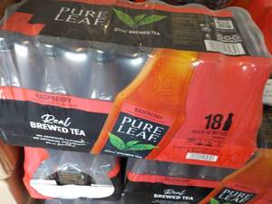 lot 201 image: 18 Pack Pure Leaf Raspberry Brewed ...