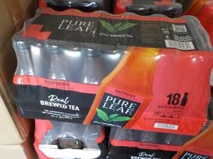 lot 202 image: 18 Pack Pure Leaf Raspberry Brewed ...