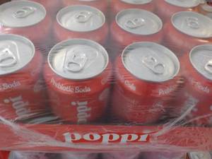lot 212 image: 12 pack Poppi Prebiotic Classic Col...