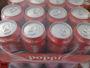 lot 214 image: 12 pack Poppi Prebiotic Classic Col...