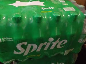 lot 271 image: 24 pack Sprite Lemon Lime...