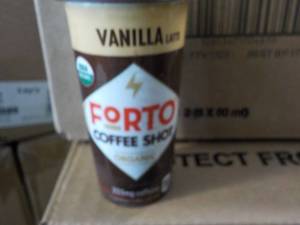 lot 280 image: 3 Cases Forto Vanilla Latte Coffee ...