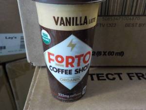 lot 281 image: 3 Cases Forto Vanilla Latte Coffee ...