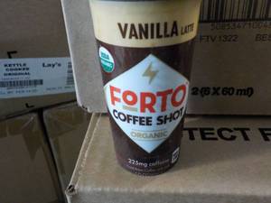 lot 282 image: 3 Cases Forto Vanilla Latte Coffee ...