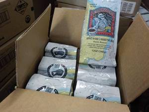 lot 284 image: 6 - 12 oz Pkgs Whole Bean Deadmans...