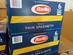 lot 305 image: 2 Boxes 6 boxes each Barilla Thin S...