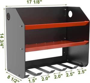 lot 2 image: Walmann Power Tool Organizer Wall Mount