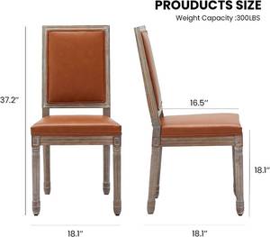 lot 12 image: Farini Dining Chairs Set of 2