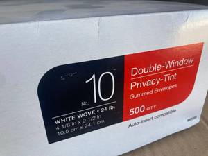 Double Window Envelopes