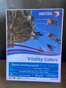 Pastel Printer Paper