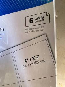 Quill Address Labels