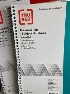 Poly Cover Graph Ruled Notebooks