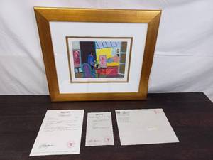 lot 2 image: Signed And Numbered Lithograph La Modele By Mouly Marcel