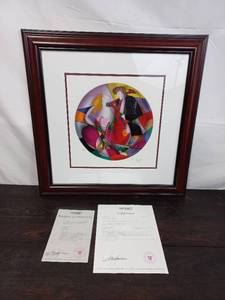 lot 5 image: Signed And Numbered Print L Air Du Temps By Linda Le Kinff