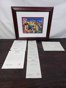 lot 8 image: Signed And Numbered Print Overlooking By Zamy Steynovitz