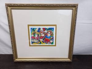 lot 10 image: Signed And Numbered Print The Happy Feast By Zamy Steynovitz