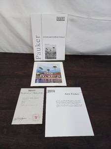 lot 16 image: Signed Print Reflections By Alex Pauker