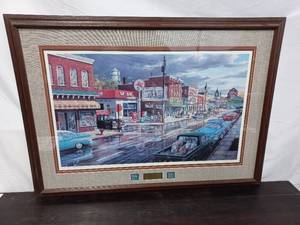 lot 23 image: Signed And Numbered Artist Proof Reflections Of Main St. By Ken Zylla