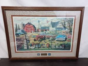 lot 24 image: Signed And Numbered Print Bumper Crop By Ken Zylla