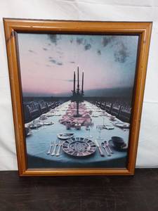 lot 29 image: Framed Print Feast