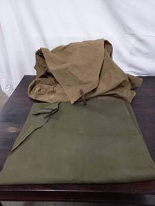 lot 54 image: Large Army Backpack And Material