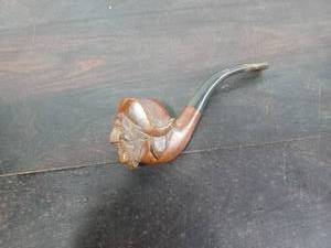 lot 45 image: Algerian Briar Hand Carved Pipe Made In France