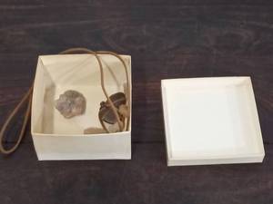 lot 44 image: Leather Necklace With Stone Pendent And Other Stones