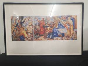 lot 500 image: American Rhythm Numbered Lithograph Print by James Daugherty