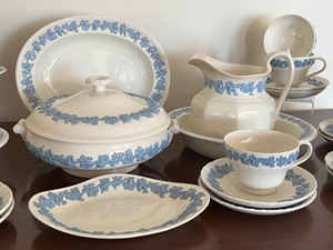 Vintage Wedgewood Embossed Queens Ware Pieces